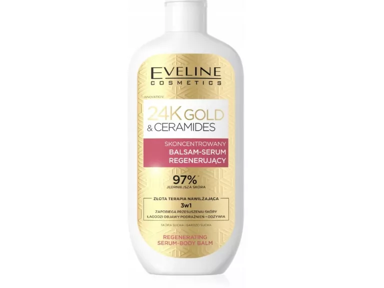 REGENERUJĄCY BALSAM SERUM DO CIAŁA EVELINE 24K GOLD & CERAMIDES