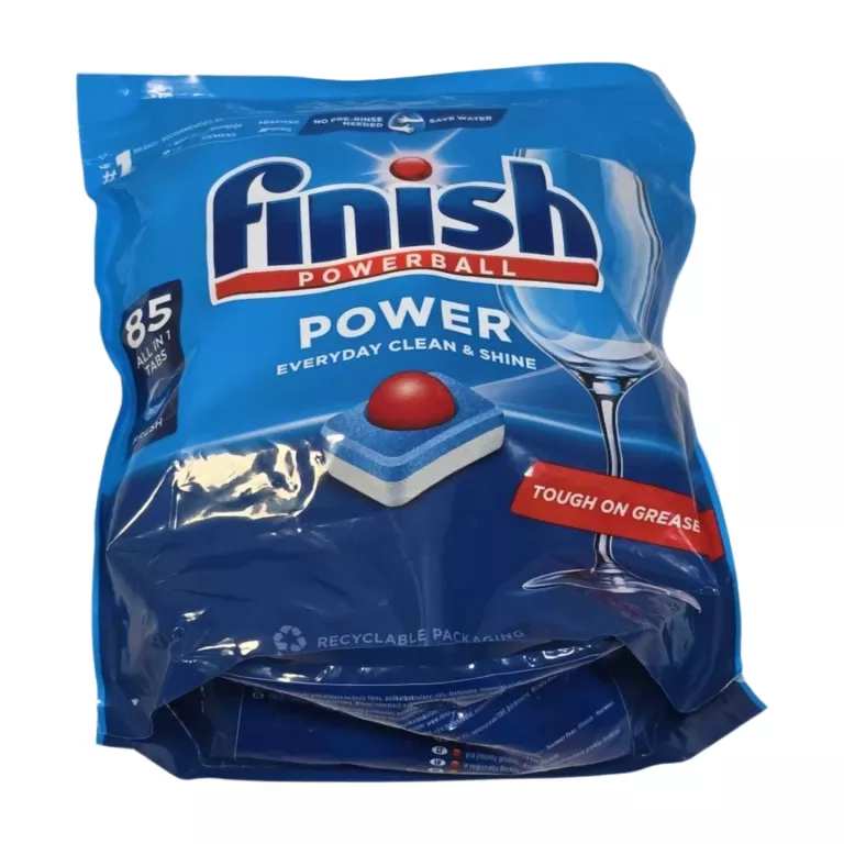 TABLETKI KAPSUŁKI DO ZMYWARKI FINISH POWER ALL IN 1 POWER BALL 85 SZTUK