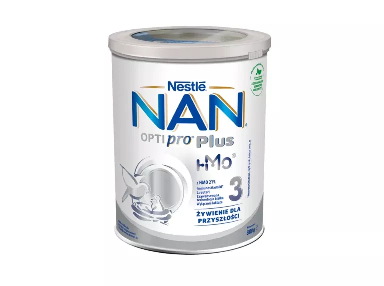 NESTLE NAN OPTIPRO PLUS 3 HMO, PRODUKT NA BAZIE MLEKA DLA MAŁYCH DZIECI