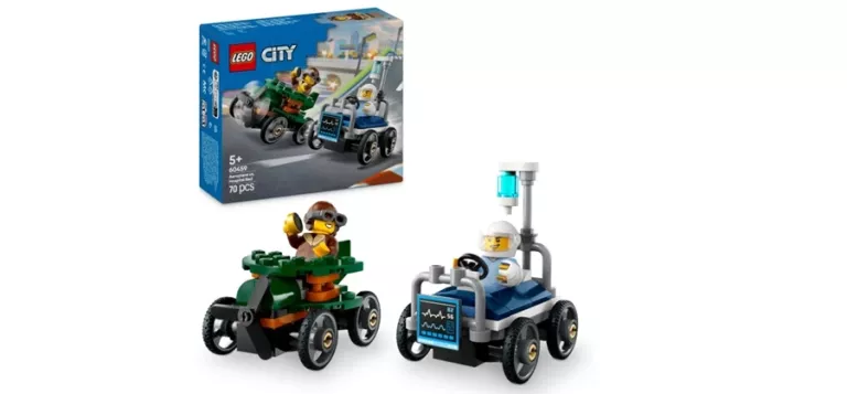 LEGO CITY 60459 PAKIET WYŚCIGOWY CITY 60459 SAMOLOT KONTRA ŁÓŻKO SZPITALNE