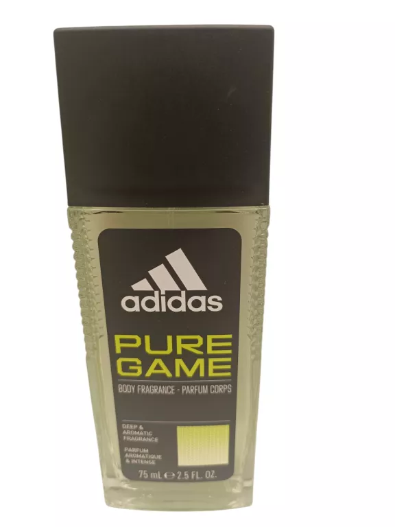 ADIDAS PURE GAME DEZODORANT W NATURALNYM SPRAYU DLA MĘŻCZYZN, 75 ML