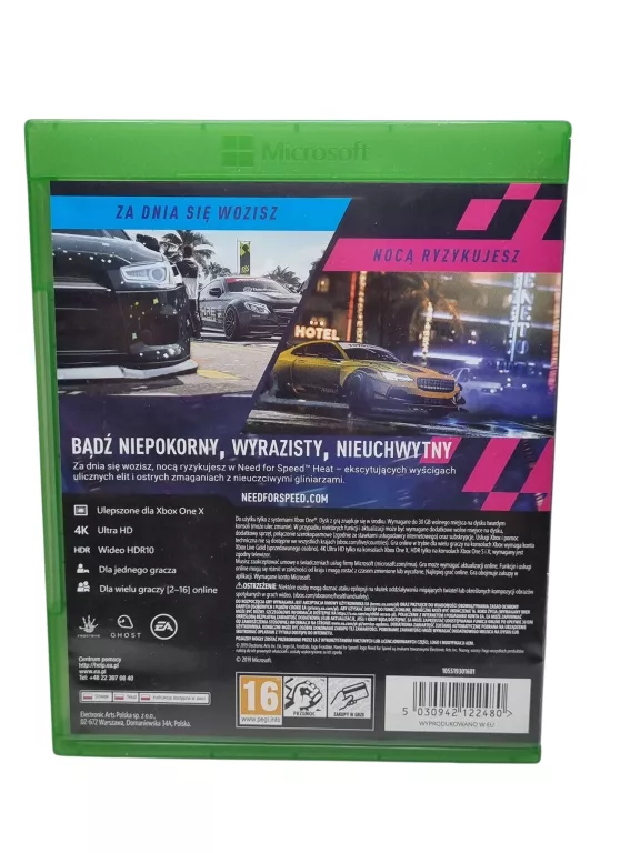 GRA XBOX ONE NFS HEAT PL