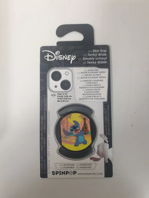 SMUKŁY UCHWYT NA TELEFON DISNEY STITCH SPINPOP DSG2244F-04