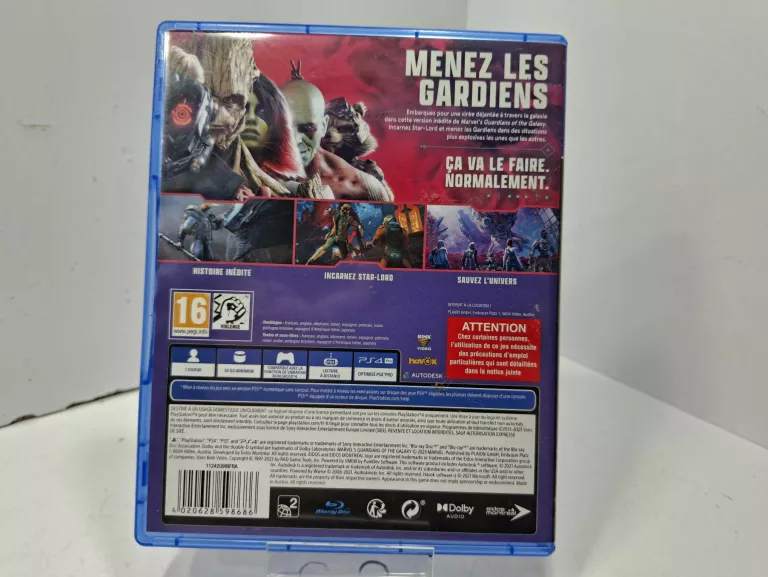 GUARDIANS OF THE GALAXY PS4