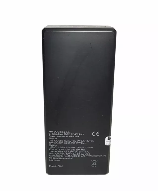 POWERBANK XLINE GPB365K 30000MAH