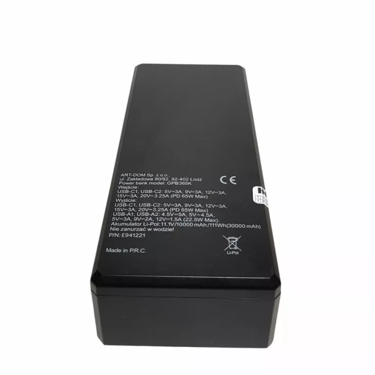 POWERBANK XLINE GPB365K 30000MAH