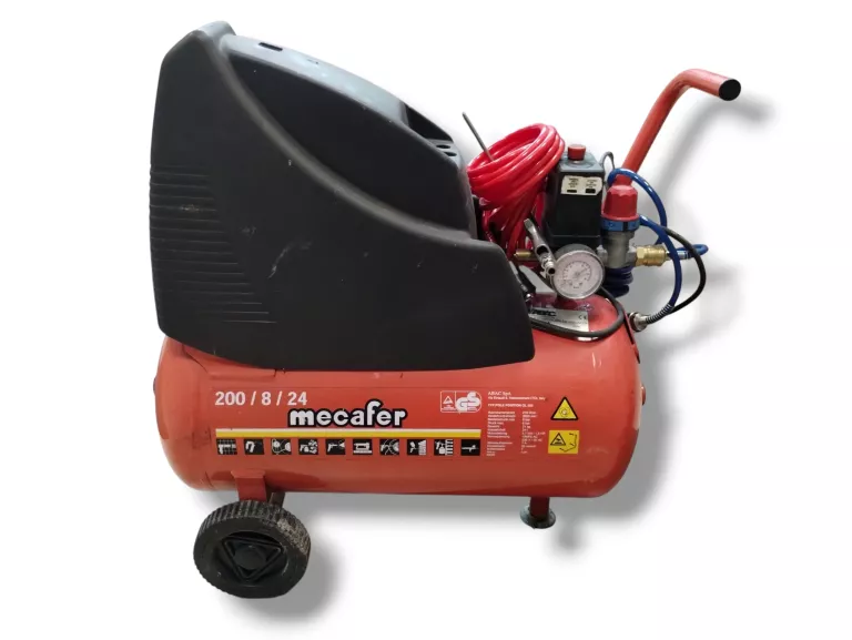 PRZENOŚNA SPRĘŻARKA KOMPRESOR MECAFER 425528 200/8/6 180 L/MIN 8 BAR
