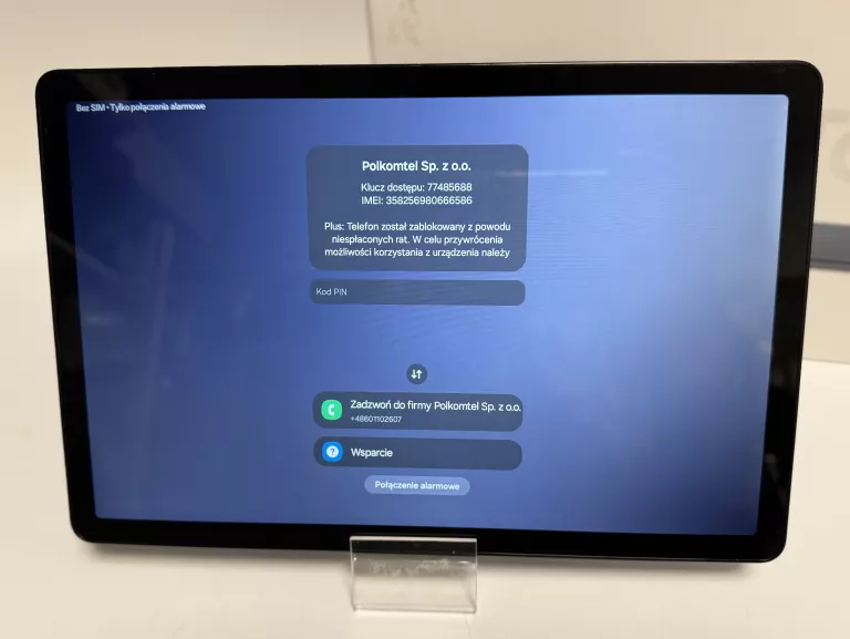 TABLET SAMSUNG GALAXY TAB A9+ 5G 8/128 BLOKADA