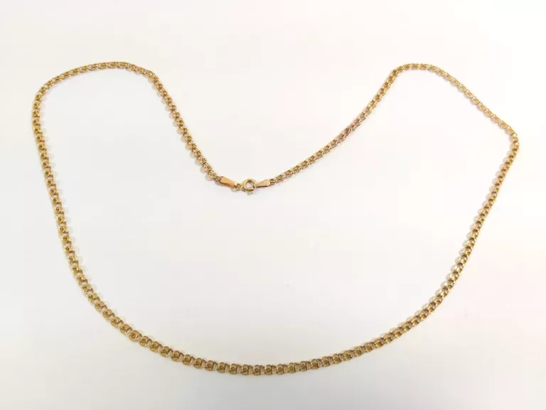 ZŁOTY DAMSKI ŁAŃCUSZEK PRÓBY 585 DŁUGOŚCI 53 CM