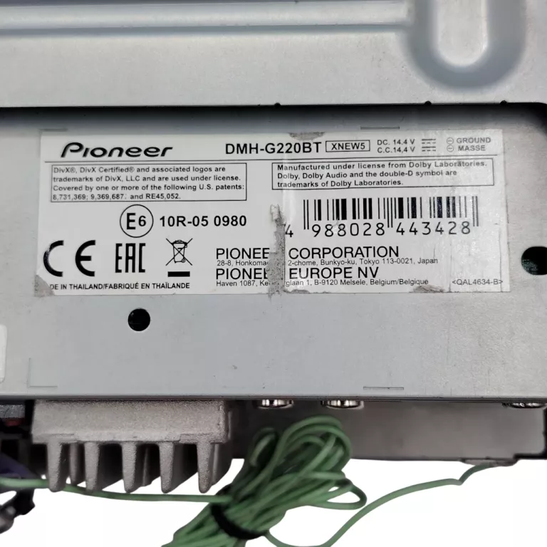 RADIO SAMOCHODOWE PIONEER DMH-G220BT