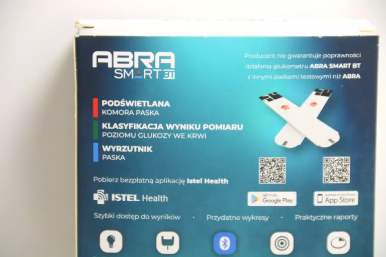 GLUKOMETR ABRA SMART BT Z BLUETOOTH ISTEL HEALTH
