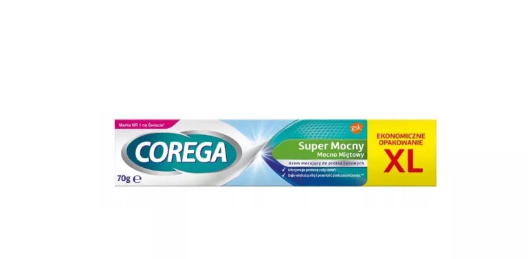 GSK COREGA SUPER MOCNY MOCNO MIĘTOWY 70G