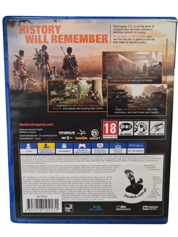 GRA NA PS4 THE DIVISION 2