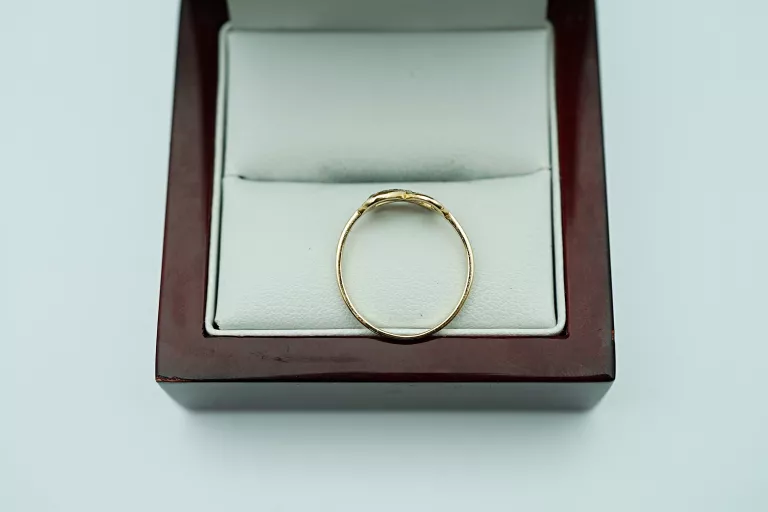 ZŁOTY PIERŚCIONEK NIESKOŃCZONOŚCI - 14K 585 - 1,32G R11