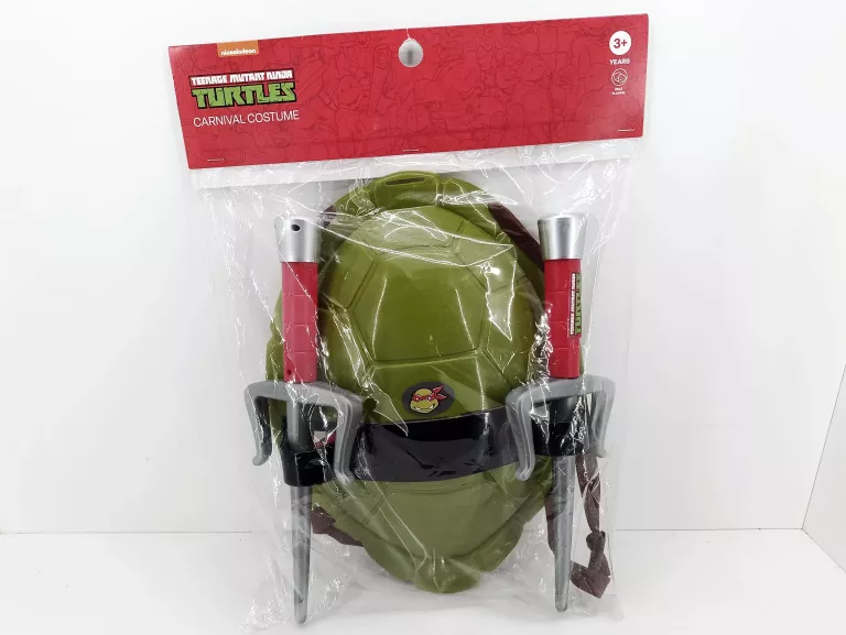 KOSTIUM TEENAGE MUTANT NINJA TURTLES SKORUPA + BRÓN + OPASKA