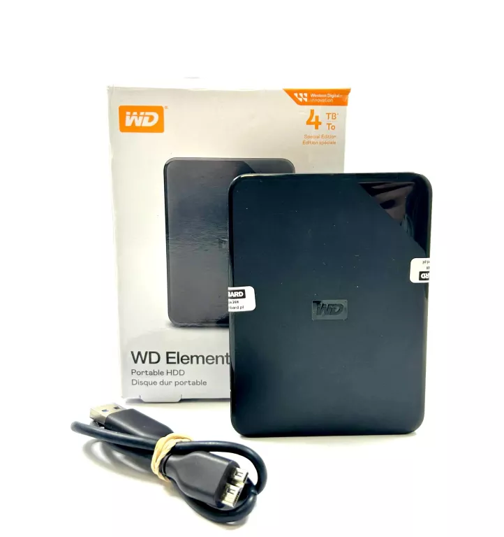 DYSK PRZENOŚNY WD ELEMENTS 4TB