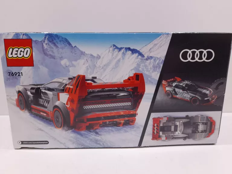 LEGO SPEED CHAMPIONS 76921 WYŚCIGOWE AUDI S1 E-TRON USZKODZONE PUDEŁKO