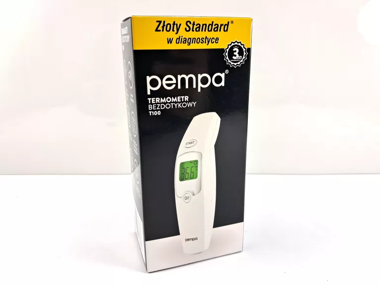 TERMOMETR BEZDOTYKOWY PEMPA T100 + ETUI + BATERIE *JAK NOWY*