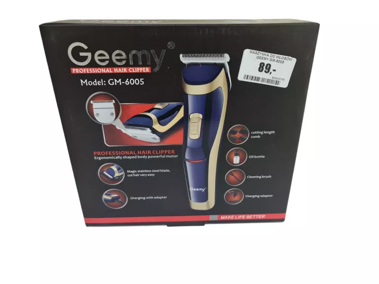 MASZYNKA DO WŁOSÓW GEEMY GM-6005