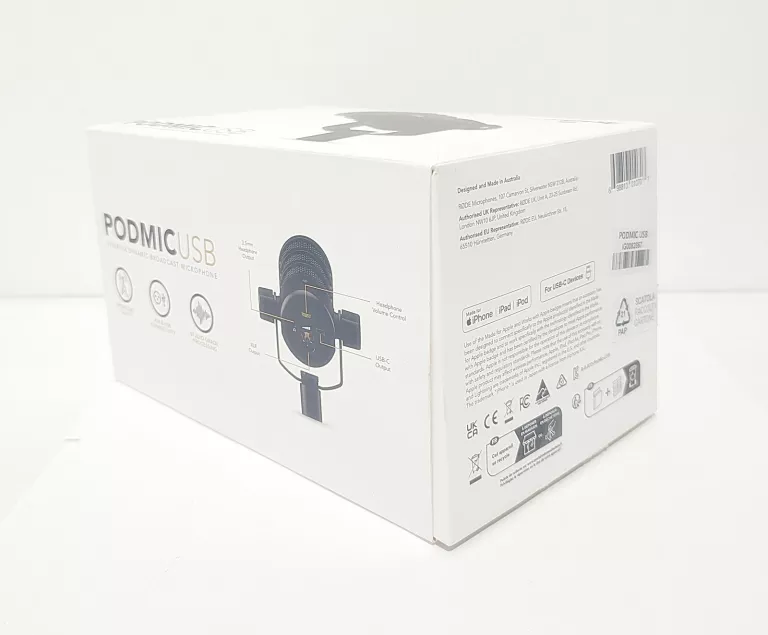 MIKROFON STUDYJNY RODE PODMIC USB KOMPLET