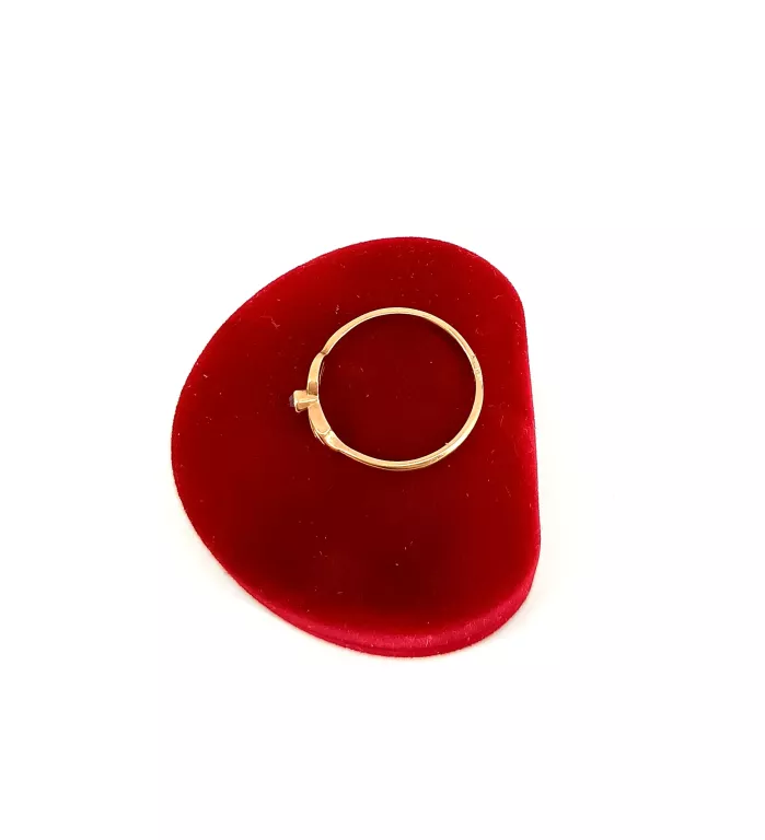 CIEKAWY ZŁOTY PIERŚCIONEK 585 1.58G R.13