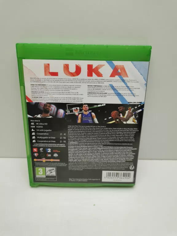 GRA NA XBOX ONE -> NBA 2K22