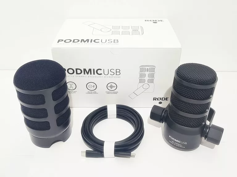 MIKROFON STUDYJNY RODE PODMIC USB KOMPLET