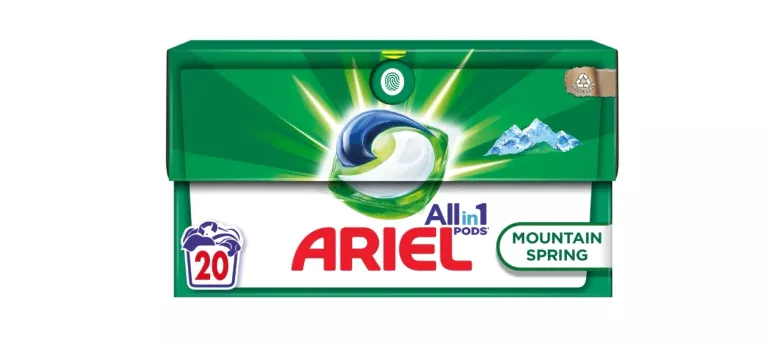 ARIEL ALLIN 1 PODS MOUNTAIN SPRING KAPSUŁKI SZYBKIE ROZPUSZCZANIE 20 PRAŃ