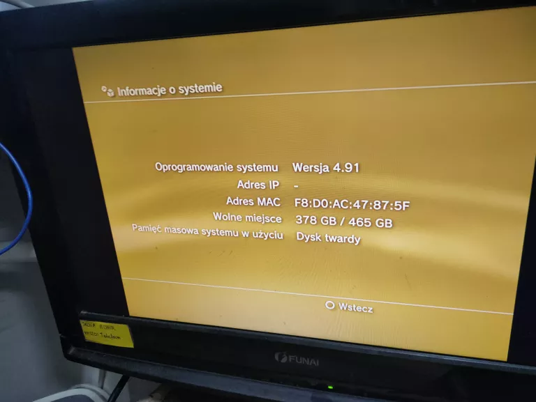 KONSOLA  PS3 SUPER SLIM 500 GB +PAD +OKABLOWANIE