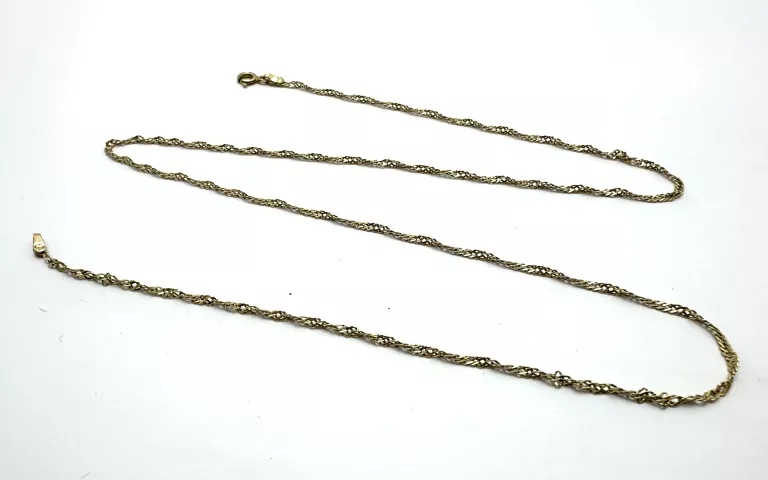 ZŁOTY ŁANCUSZEK - 585 - 2,19G - 49CM