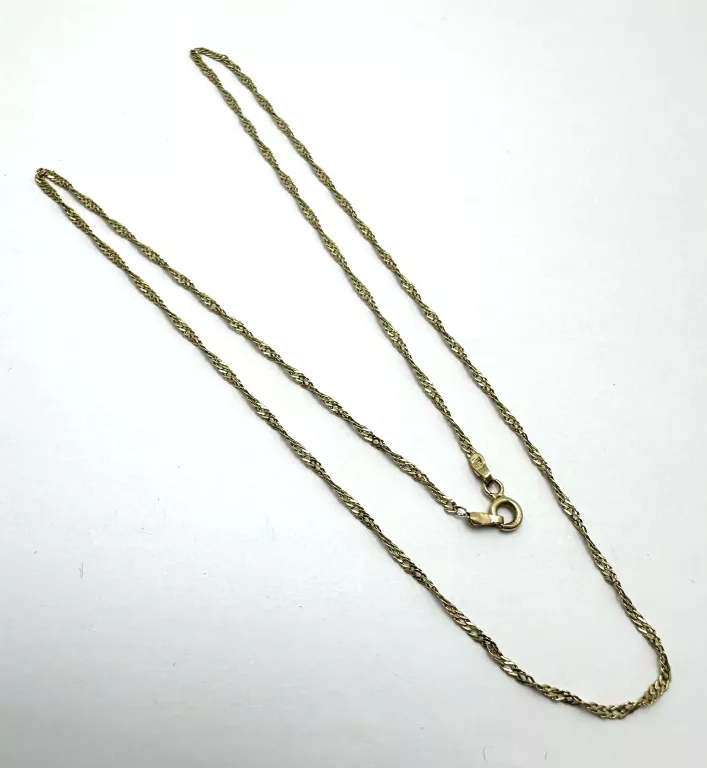 ZŁOTY ŁANCUSZEK - 585 - 2,19G - 49CM
