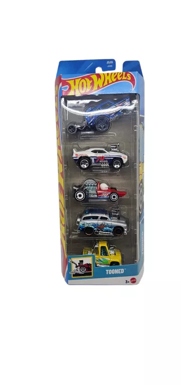 HOTWHEELS ZESTAW 5 SAMOCHODIZKÓW TOONED