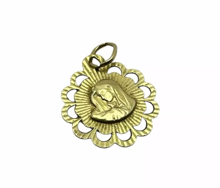 ZŁOTA ZAWIESZKA MEDALIK BOZIA - 585 - 1,05G
