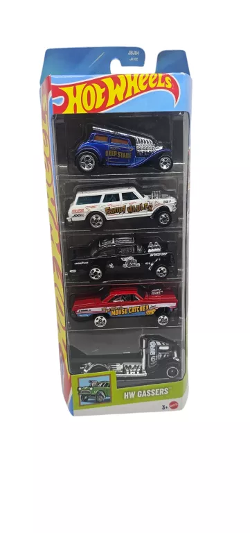 HOTWHEELS ZESTAW 5 SAMOCHODZIKÓW  HW GASSERS