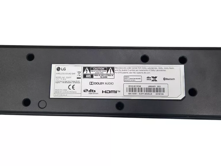 SOUNDBAR LG SL6YF + SPL5B-W CZARNY