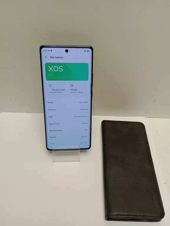 SMARTFON INFINIX HOT 50 PRO+ 8 GB / 256 GB 4G (LTE) CZARNY