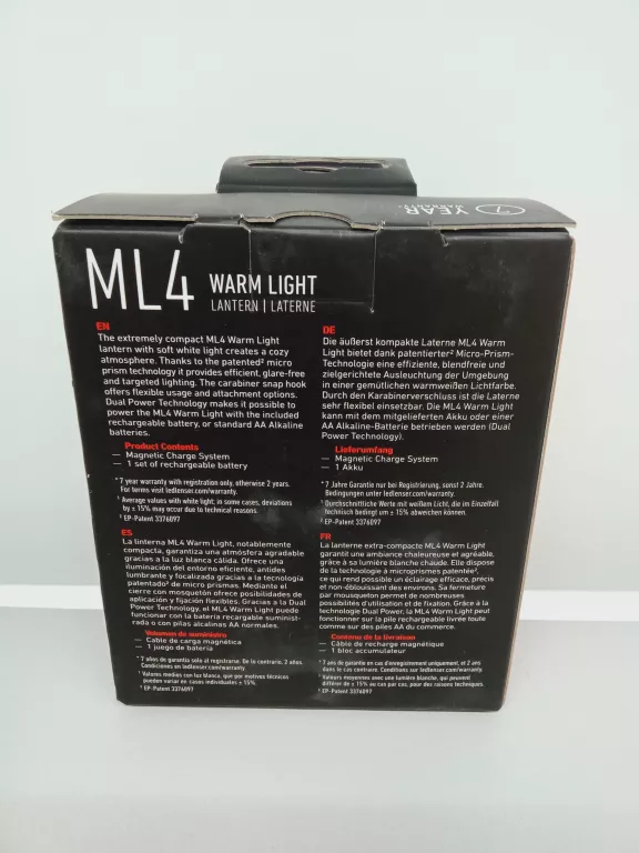LAMPKA WIELOFUNKCYJNA LEDLENSER ML4 300 LM LED