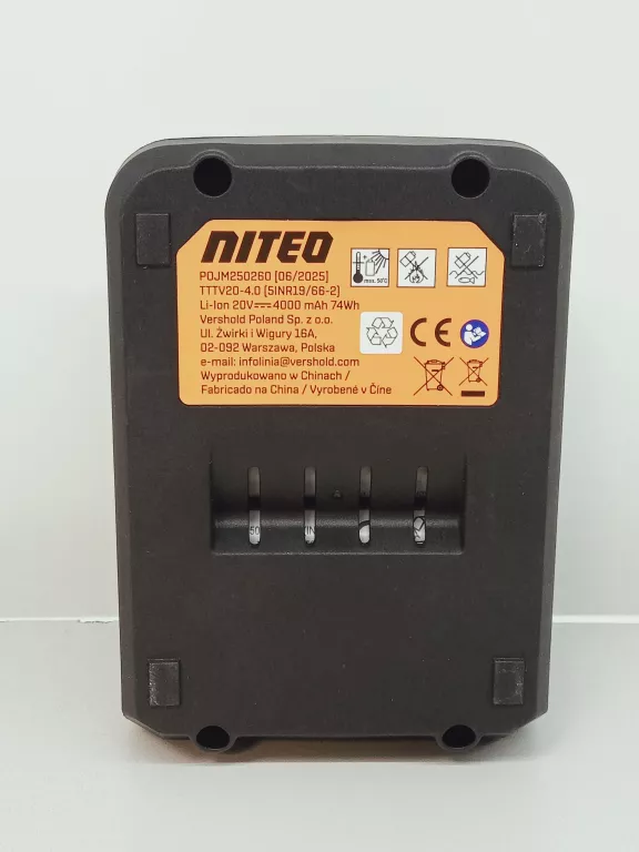 NITEO AKUMULATOR 20V/2,5AH TTTV20-2.5