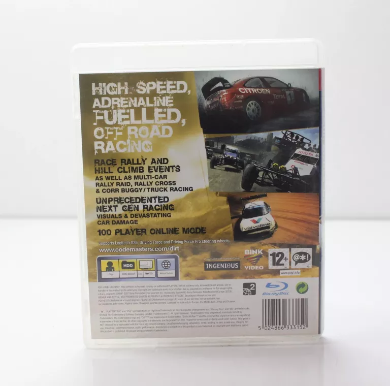 COLIN MCRAE DIRT PS3