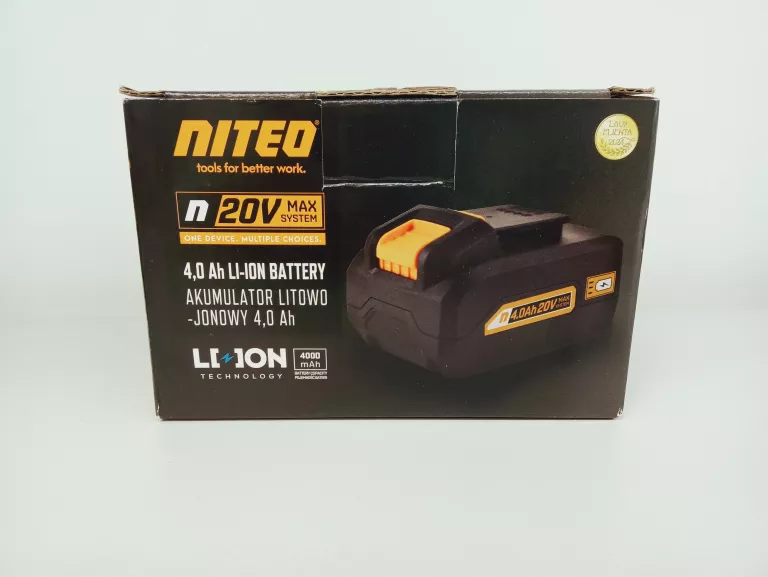 NITEO AKUMULATOR 20V/2,5AH TTTV20-2.5