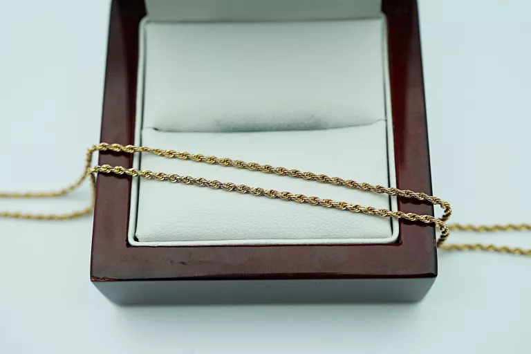 ZŁOTY ŁAŃCUSZEK KORDEL - 14K 585 - 1,38G R49