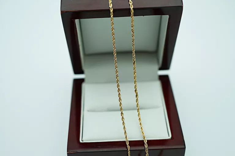ZŁOTY ŁAŃCUSZEK KORDEL - 14K 585 - 1,38G R49