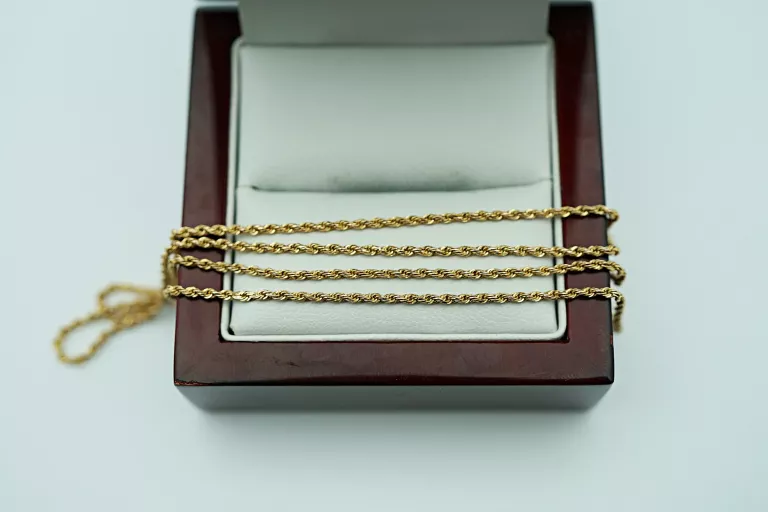 ZŁOTY ŁAŃCUSZEK KORDEL - 14K 585 - 1,38G R49