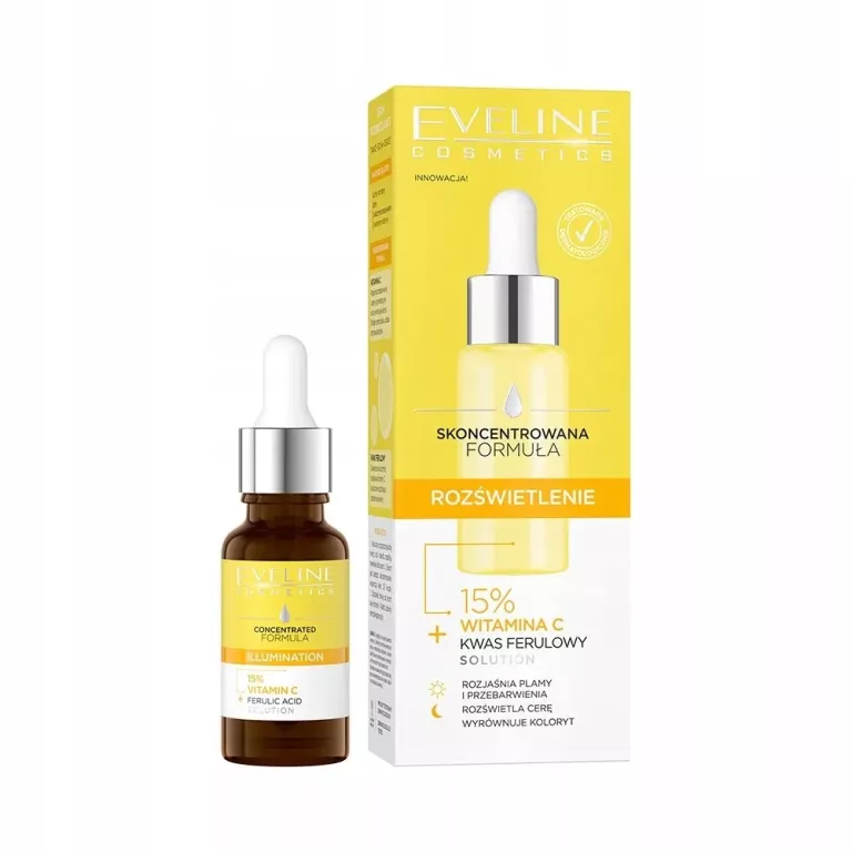 EVELINE CONCENTRATED FORMULA ROZŚWIETLAJĄCE SERUM DO CERY SUCHEJ NORMALNEJ