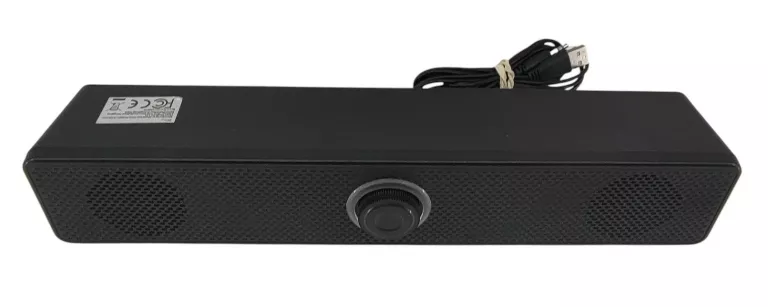 GŁOŚNIK SOUDBAR KOMPUTEROWY USB MINI JACK 3.5 MM CZARNY