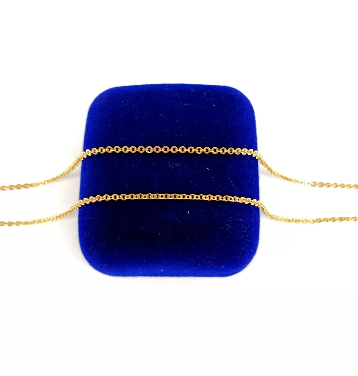 ELEGANCKI ŁAŃCUSZEK Z ZAWIESZKĄ 585 4.89G 50CM