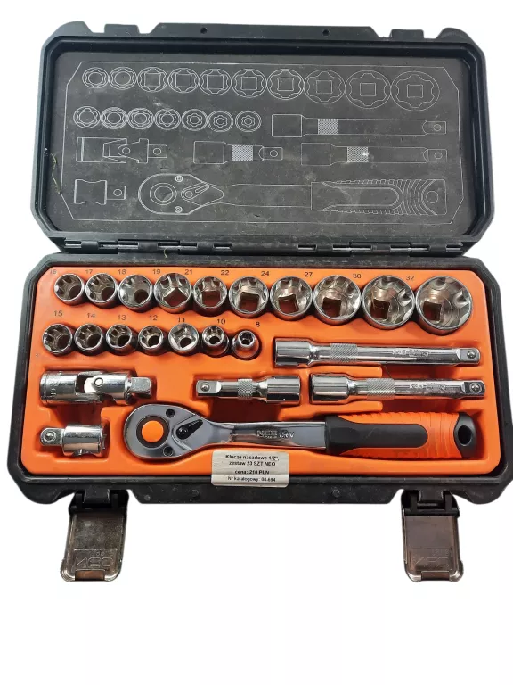 ZESTAW NARZĘDZI NEO TOOLS 23PCS
