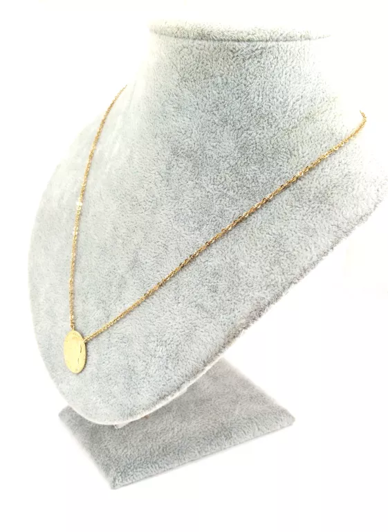 ELEGANCKI ŁAŃCUSZEK Z ZAWIESZKĄ 585 4.89G 50CM