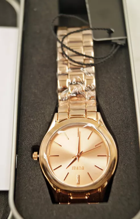 ZEGAREK DAMSKI BUREI ROSE GOLD KWARCOWY