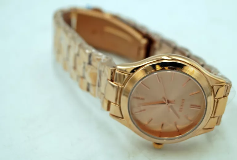 ZEGAREK DAMSKI BUREI ROSE GOLD KWARCOWY